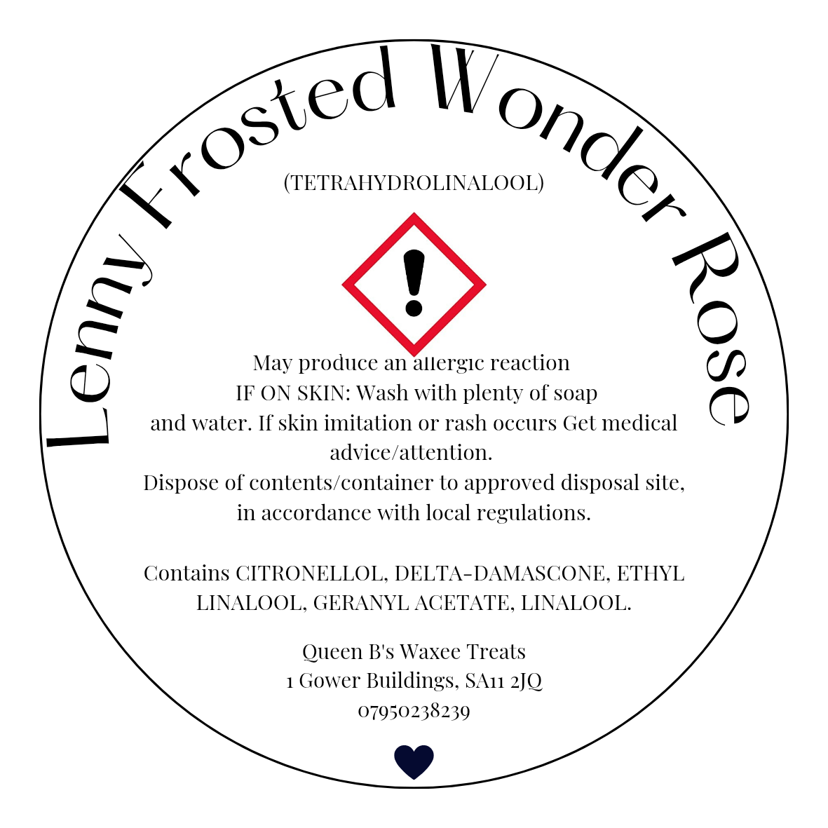 Lenny Frosted Wonder Rose Carpet Freshener