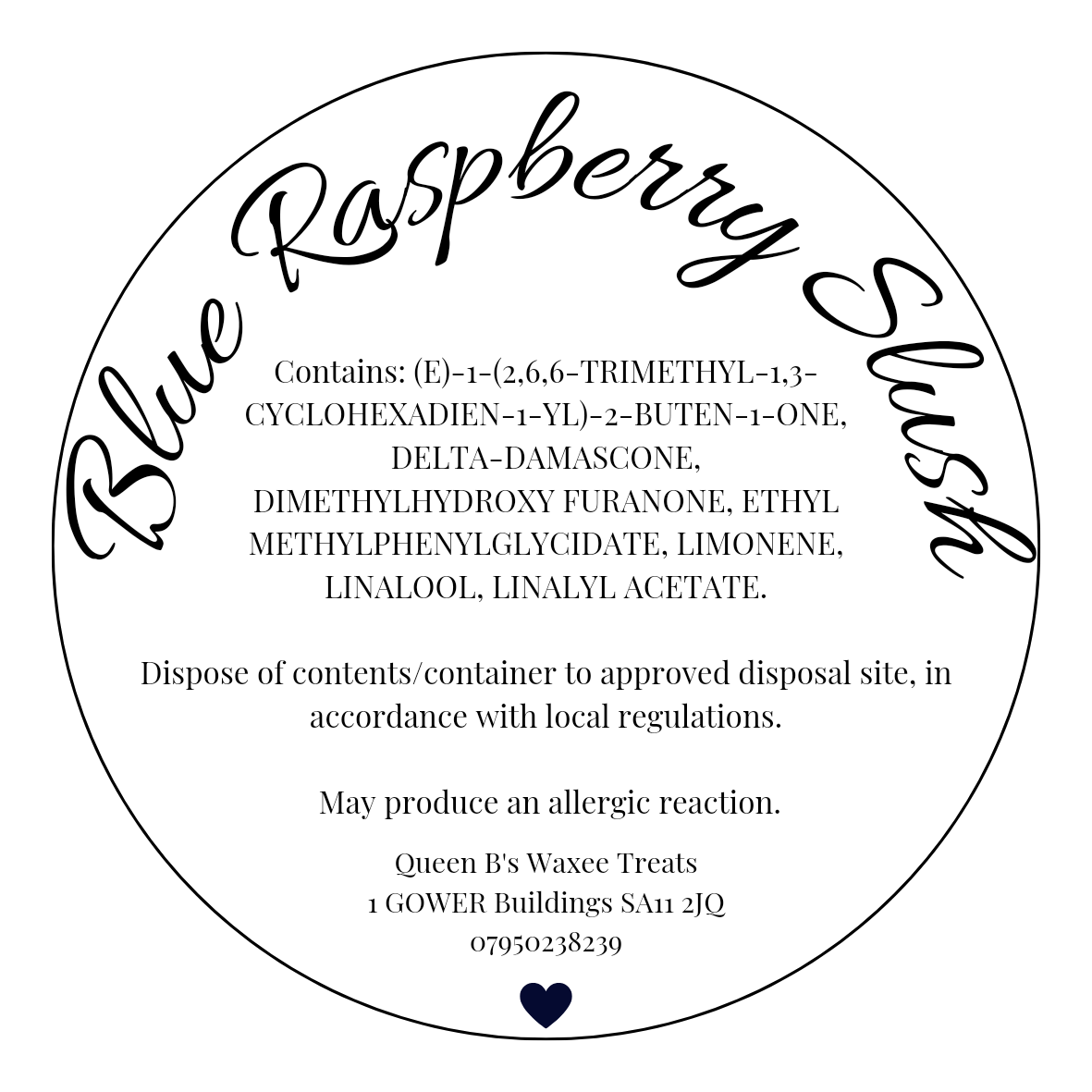 Blue Raspberry Slushie