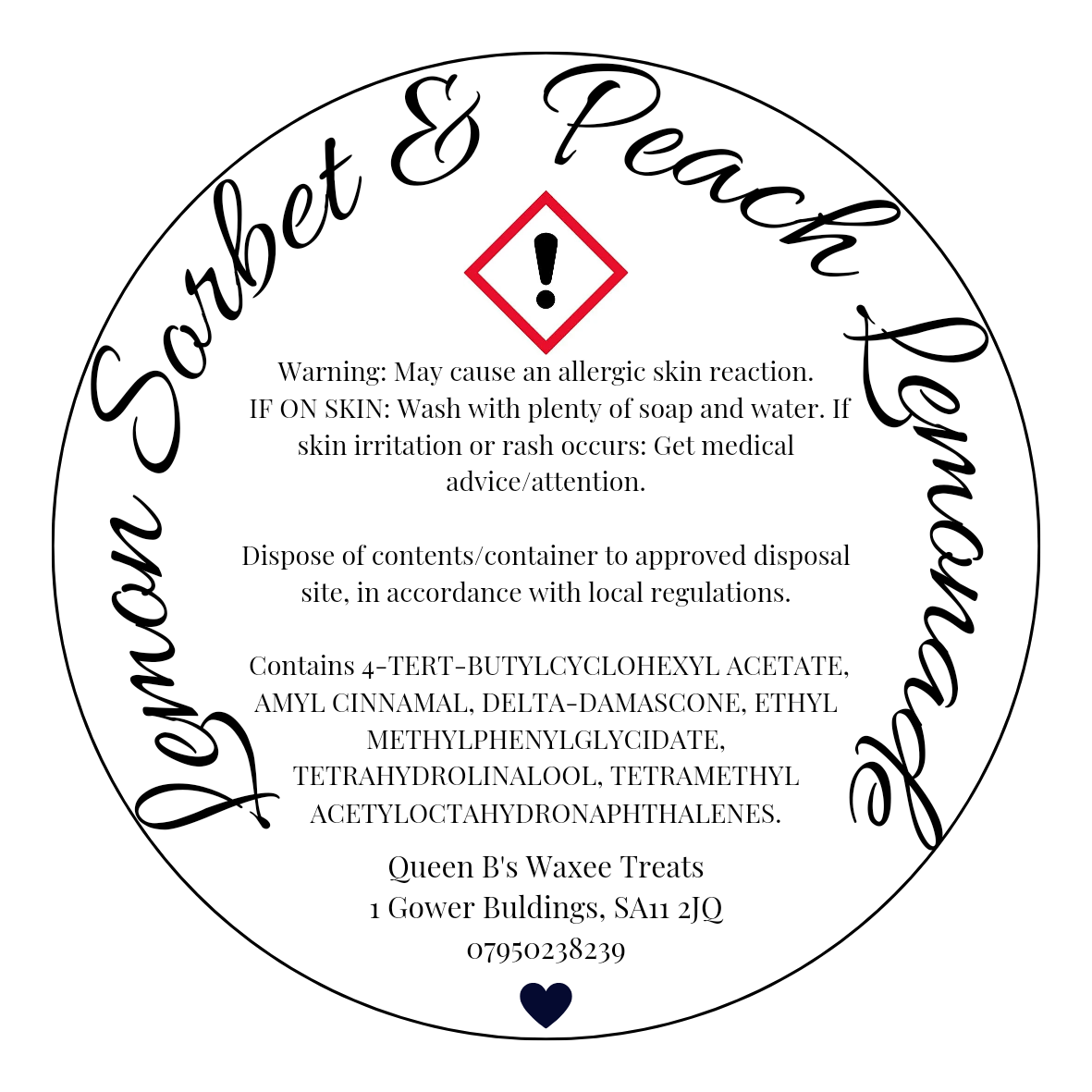 Lemon Sorbet & Peach Lemonade