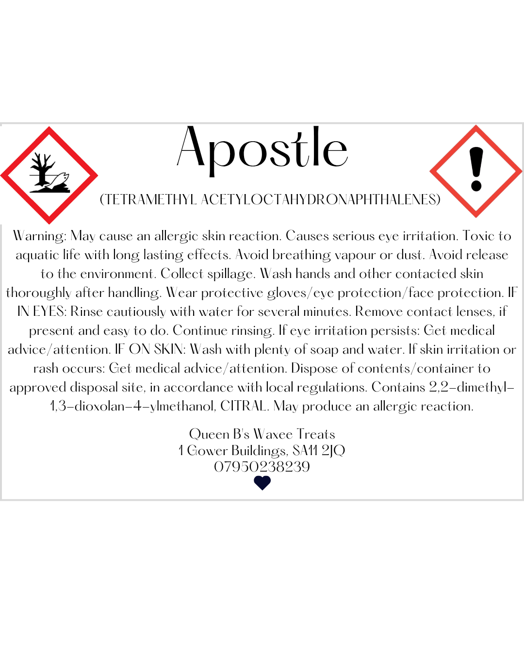 Apostle Car Freshener