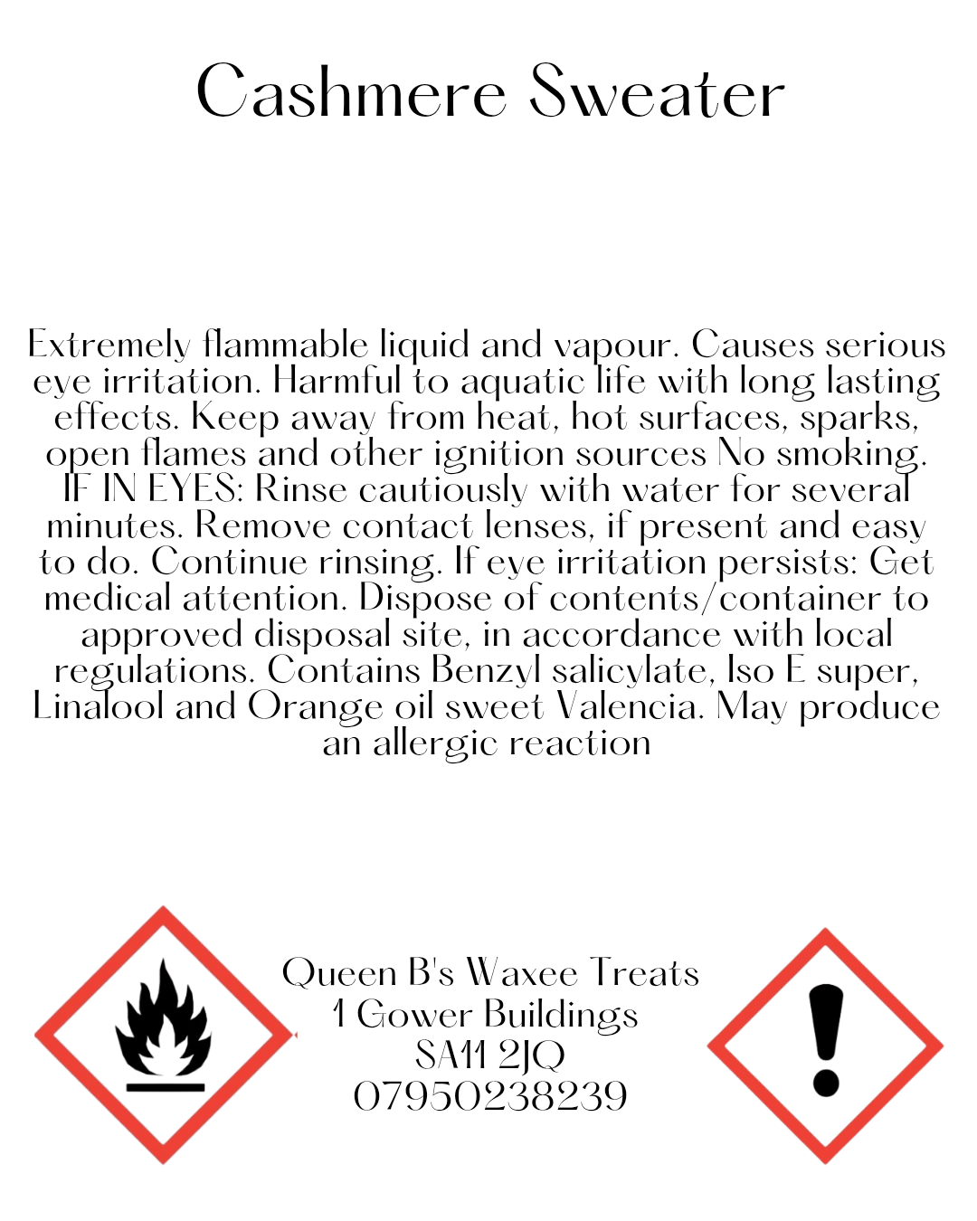 Cashmere Sweater Room Spray