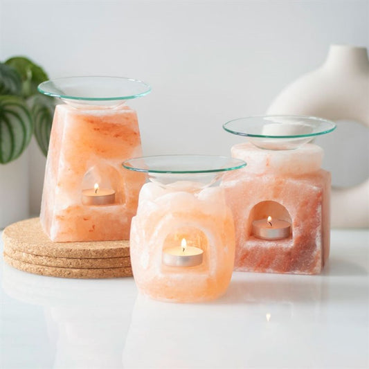 Lotus Flower Shaped Himalayan Salt Burner