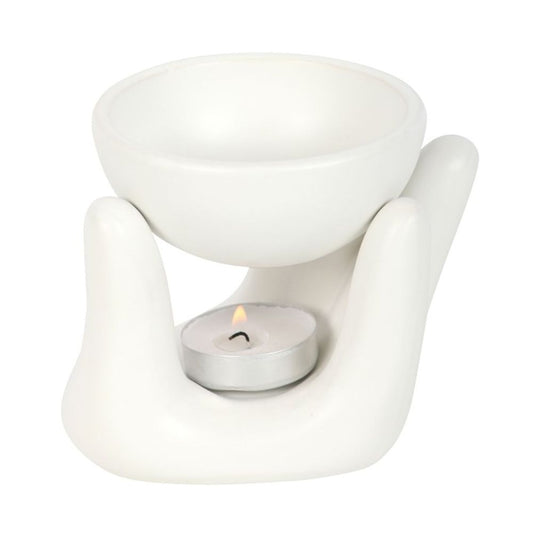 White Hand Ceramic Burner