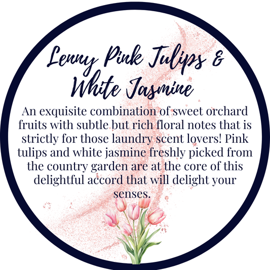 Lenny Pink Tulips & White Jasmine