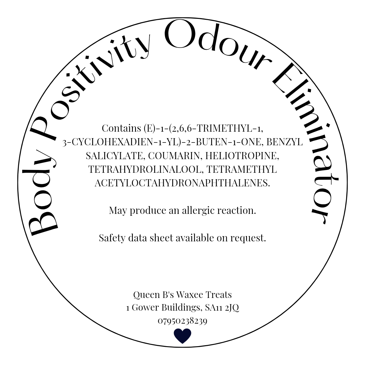 Body Positivity- Odour Eliminator