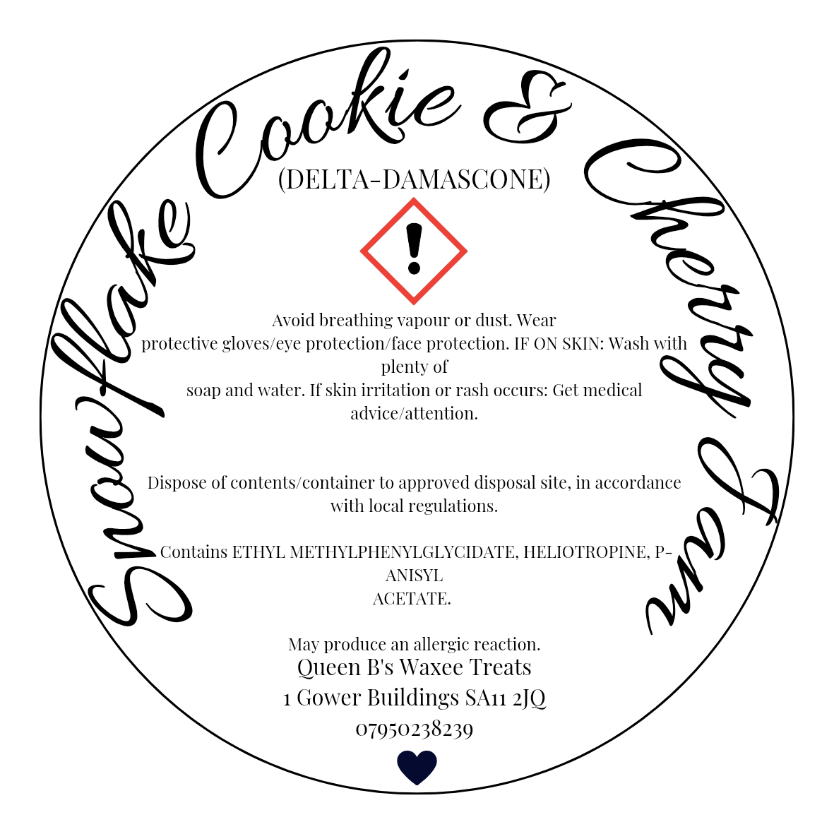 Snowflake Cookie & Winter Cherry Jam