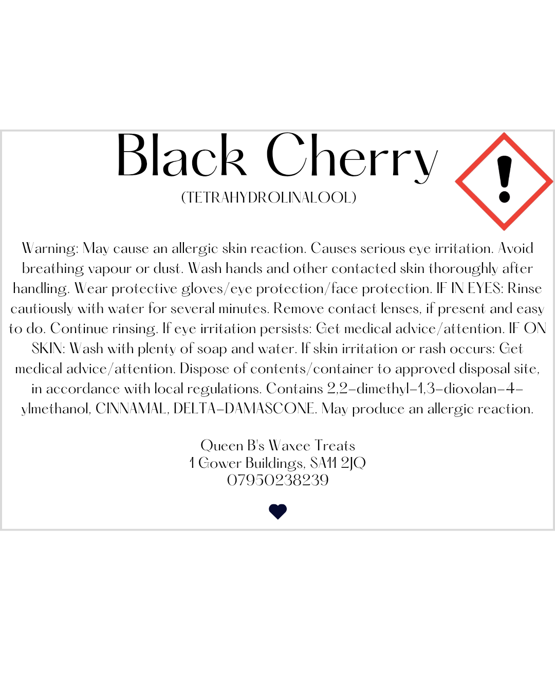 Black Cherry Car Freshener