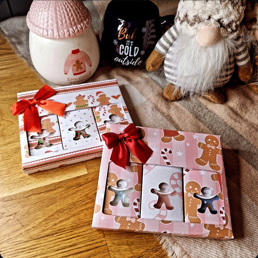 Gingerbread 3 Snap Bar Box