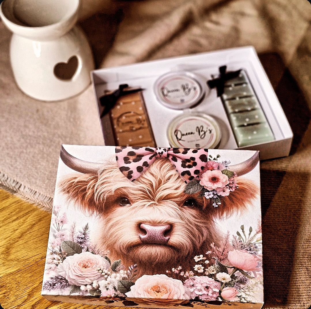 Highland Cow Valentine’s Box