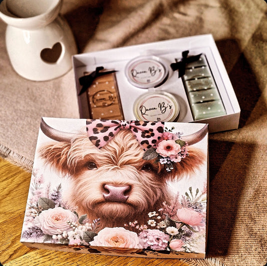 Highland Cow Valentine’s Box