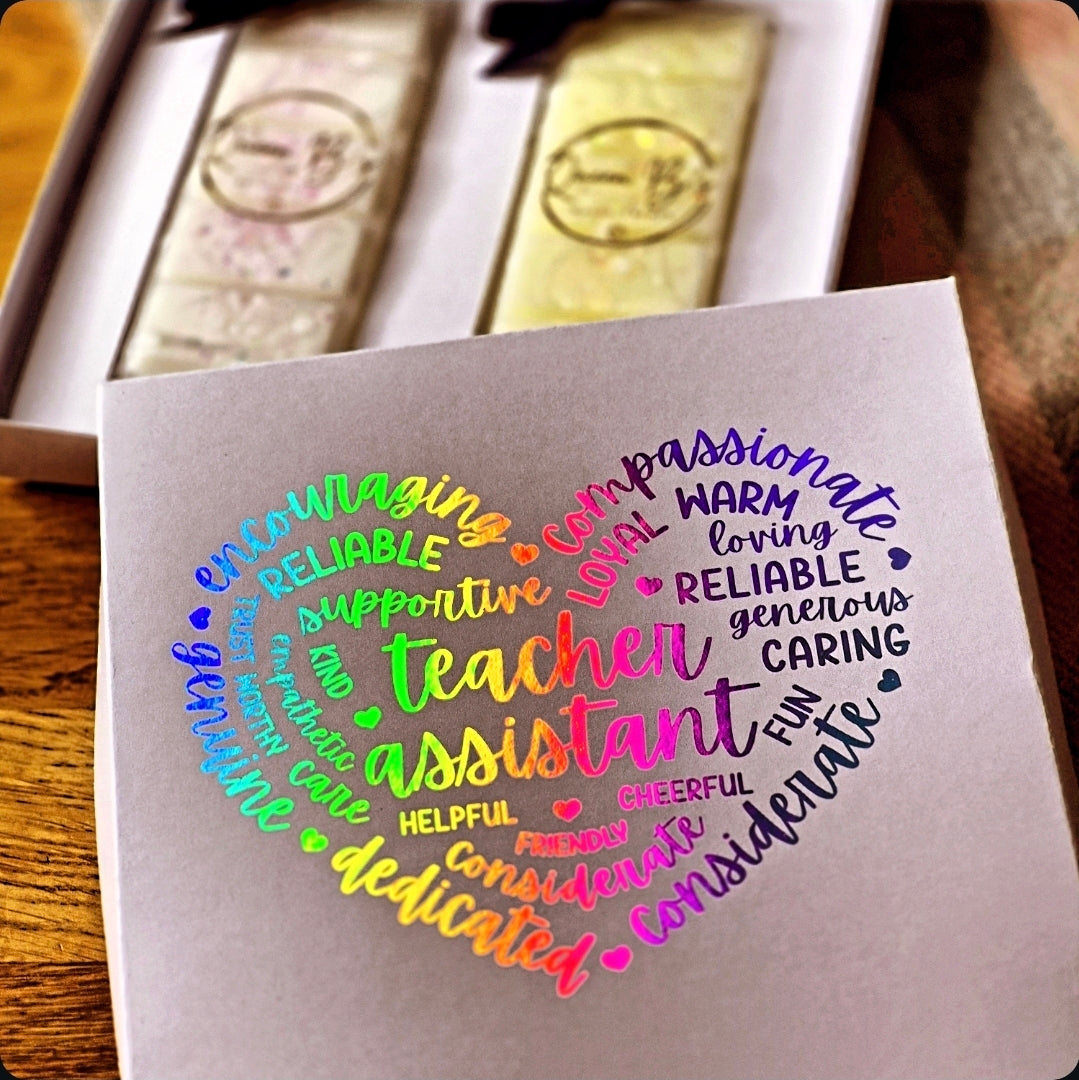 2 Snap Bar Teacher/Teaching Assistant Gift