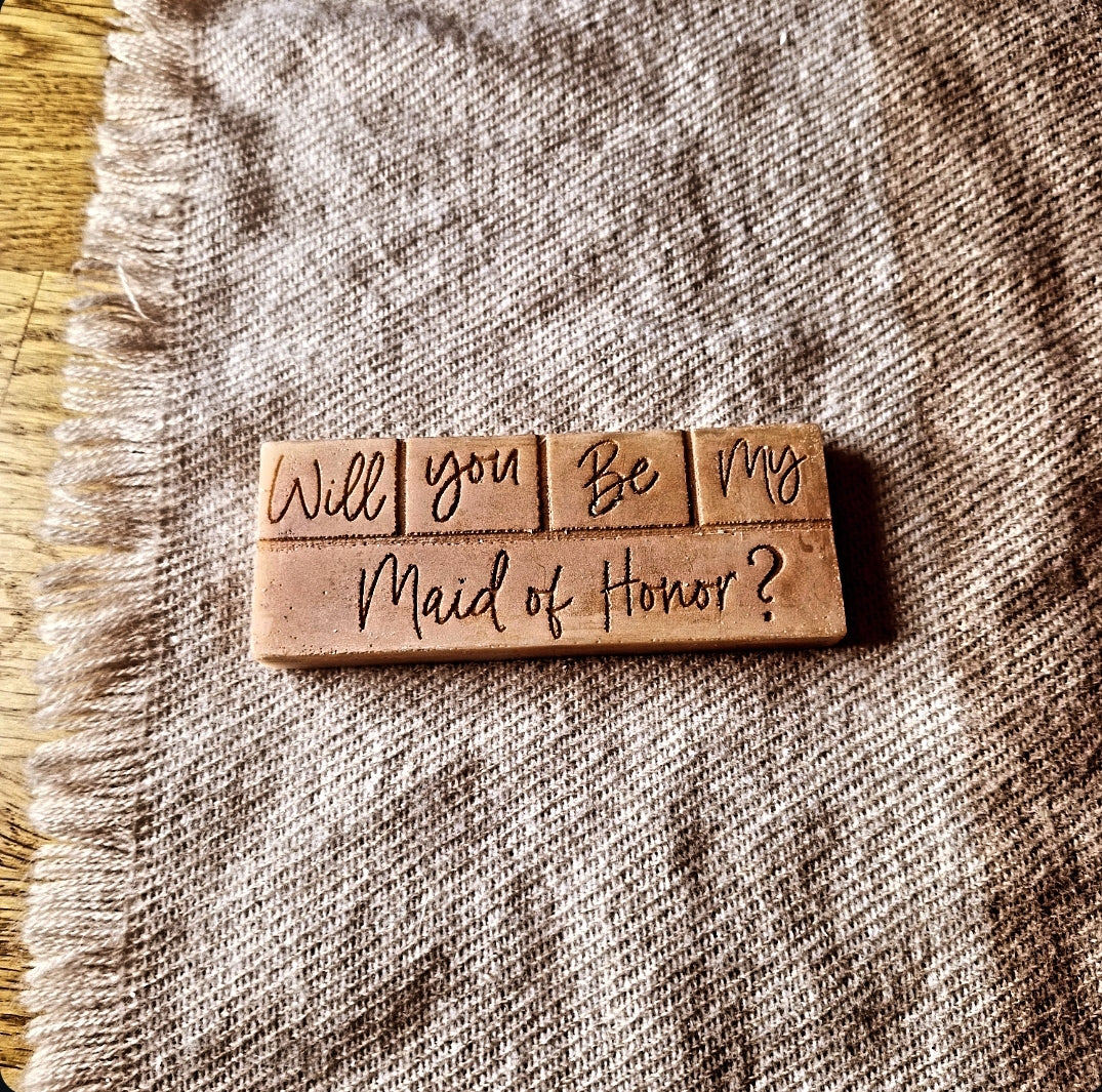 Maid Of Honour Proposal Bar