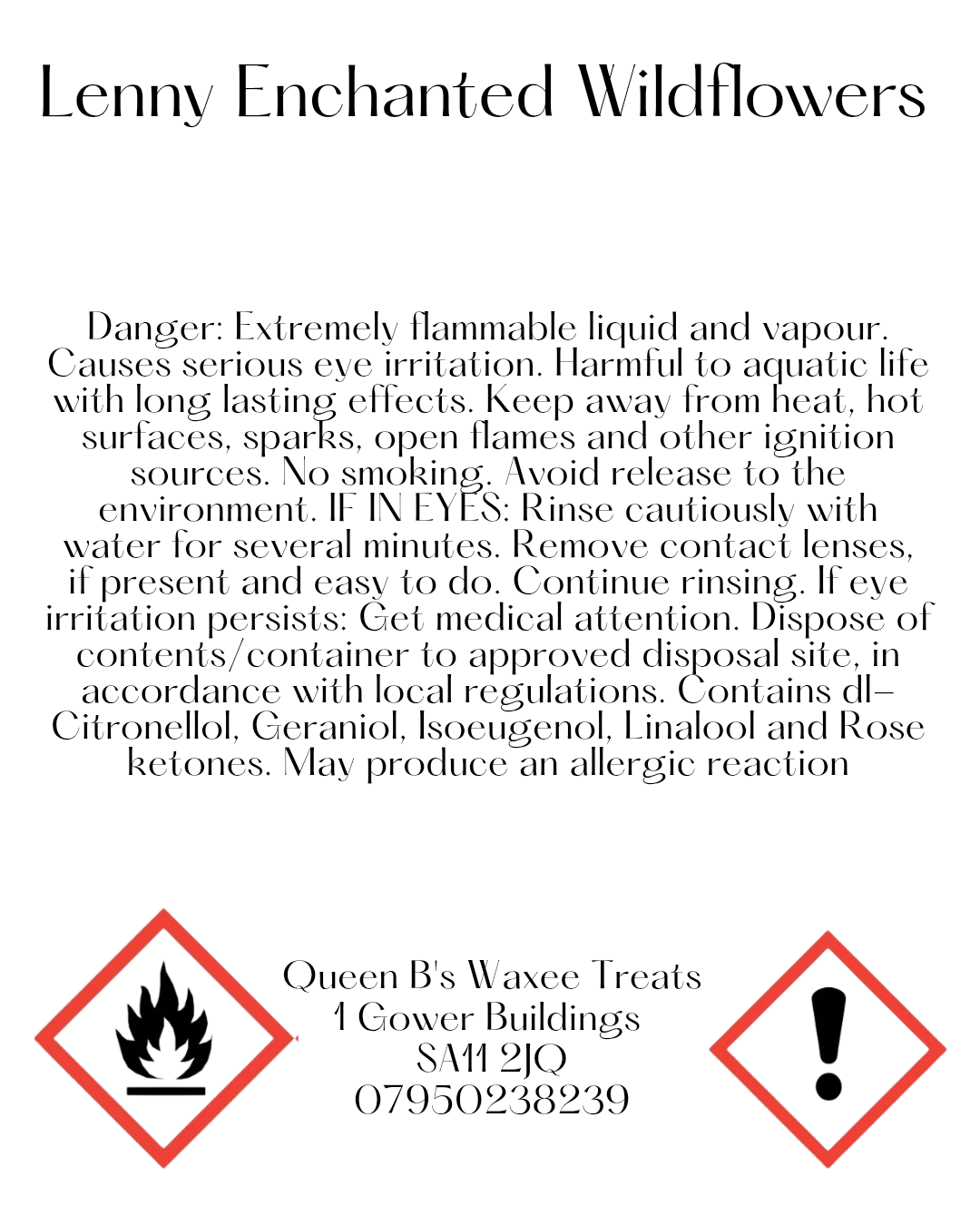 Lenny Enchanted Wildflowers Room Spray