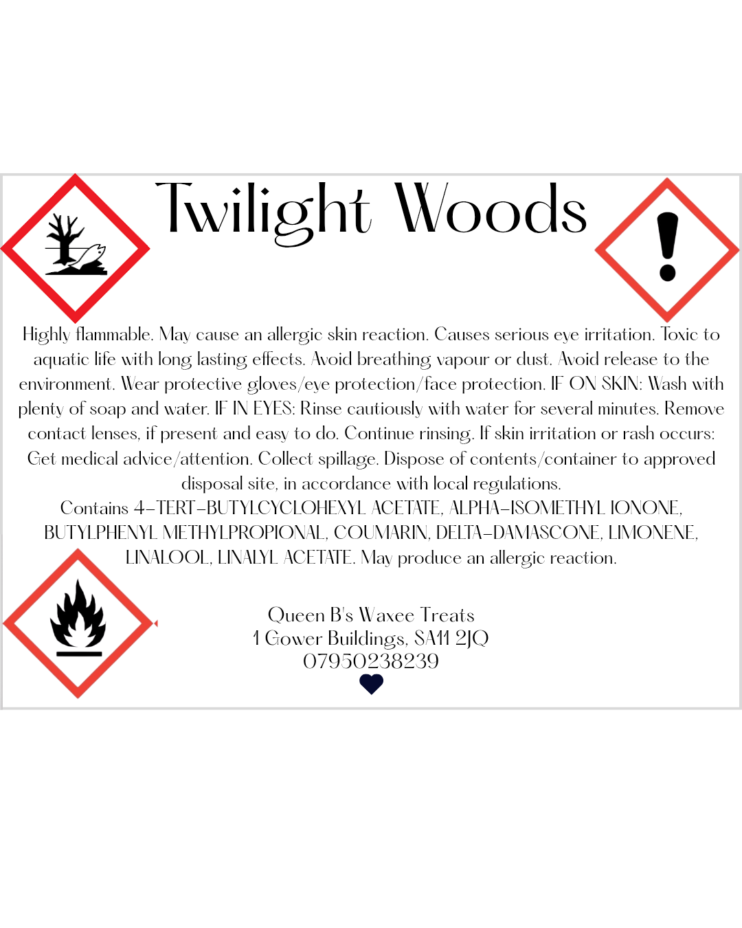 Twilight Woods Car Freshener