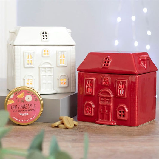 White Ceramic House Burner