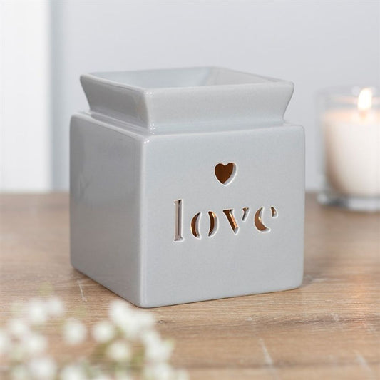 Grey Love Cut Out Burner