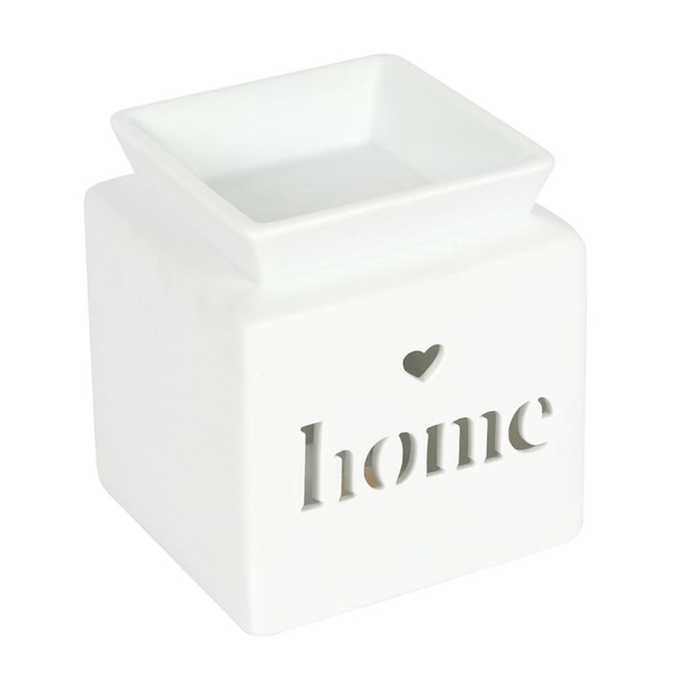 White Home Cut Out Burner