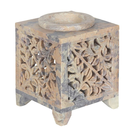 Moroccan Arch Cutout Soapstone Burner