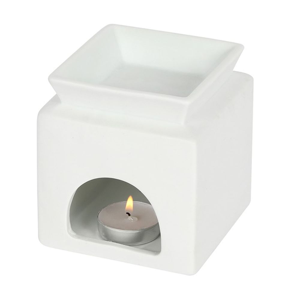 White Home Cut Out Burner