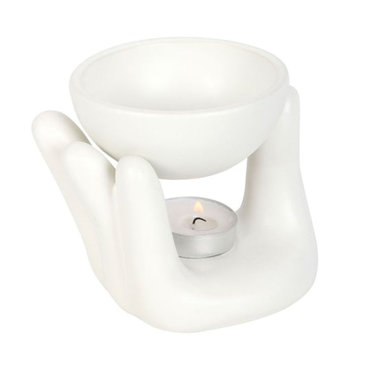White Hand Ceramic Burner